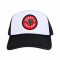 Foam Trucker Patch Logo Hat - Two-Tone White/Black